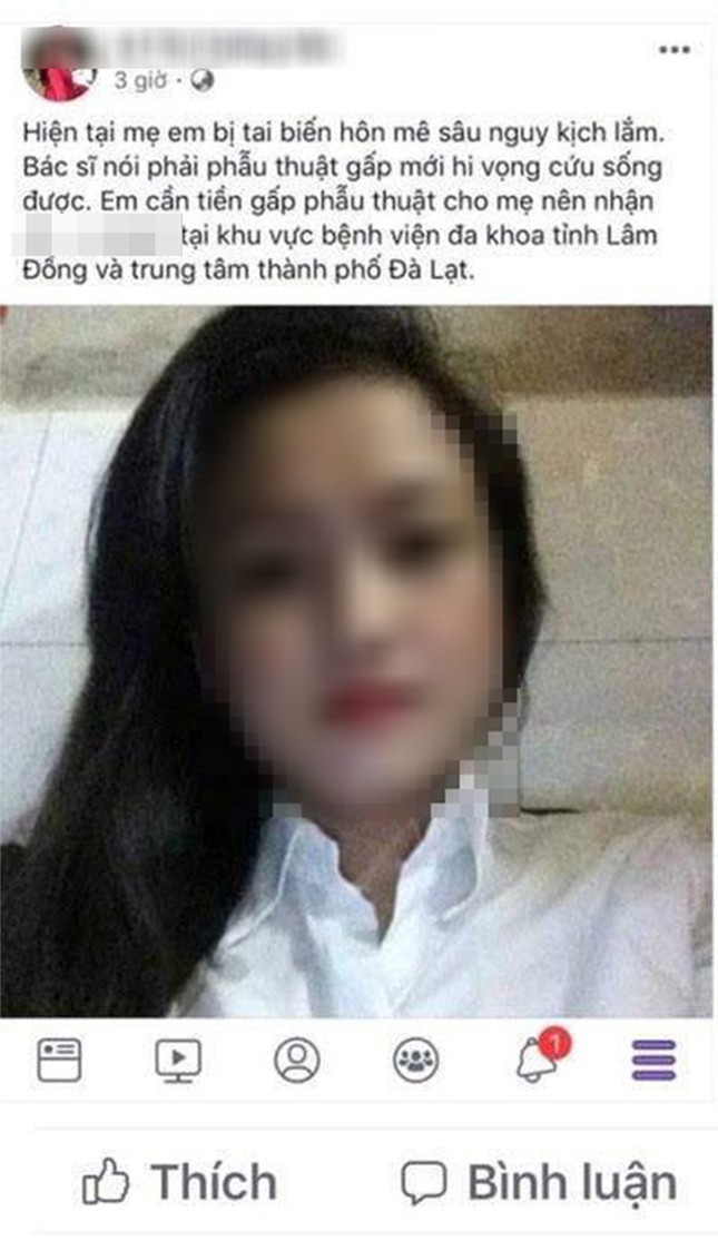 Lật tẩy thiếu nữ rao trên mạng sẵn sàng "làm mọi thứ" để phẫu thuật cho mẹ ảnh 2