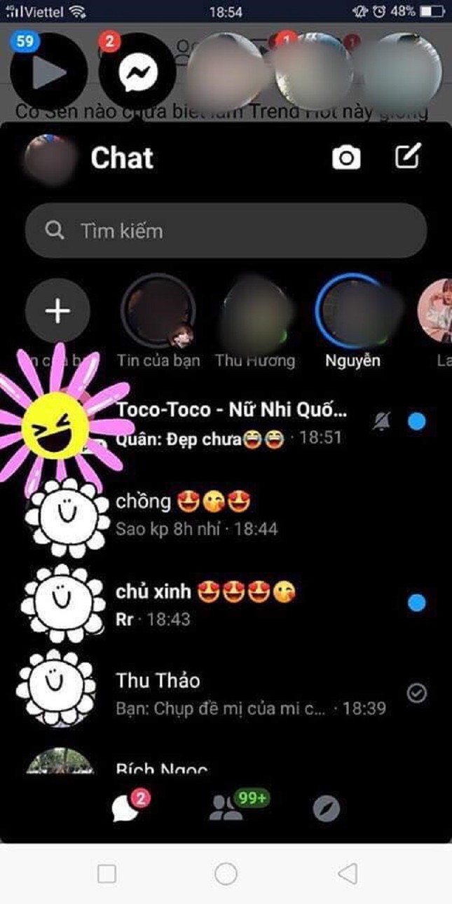 2 bước đơn giản, bất kì ai cũng có thể "hô biến" Messenger chuyển sang màu đen huyền bí ảnh 5