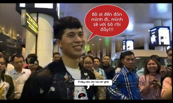 Loạt ảnh chế hài hước chào mừng cầu thủ Đình Trọng về nước ảnh 7