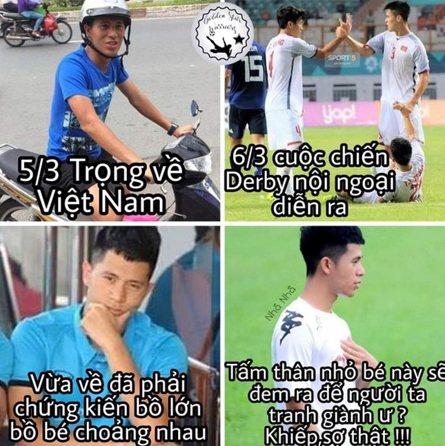 Loạt ảnh chế hài hước chào mừng cầu thủ Đình Trọng về nước ảnh 8