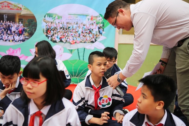 Học ngoại ngữ năng động như teen THCS Thăng Long (Hà Nội), có riêng một ngày hội để "khoe" tài! ảnh 3