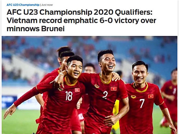 Báo châu Á ấn tượng với Quang Hải và 6 bàn thắng của U23 Việt Nam ảnh 1