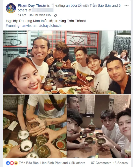 Liên tục tung ảnh check-in cùng nhau, dàn cast "Running Man Việt Nam" lập hội bạn thân mới của showbiz? ảnh 2