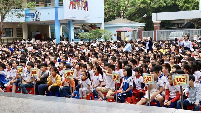 Hà Nội: Tween TH Đoàn Thị Điểm hào hứng tham gia "Ngày hội đổi sách, đọc sách 2019" ảnh 2