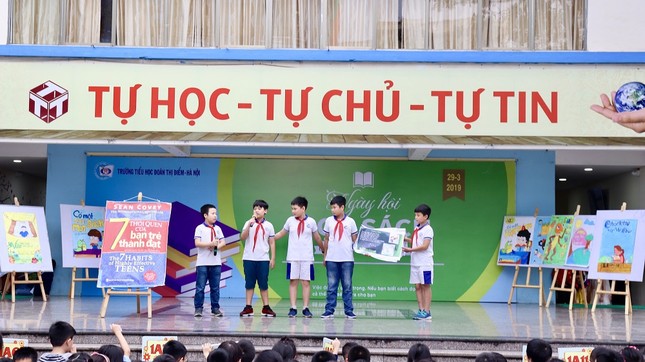 Hà Nội: Tween TH Đoàn Thị Điểm hào hứng tham gia "Ngày hội đổi sách, đọc sách 2019" ảnh 6