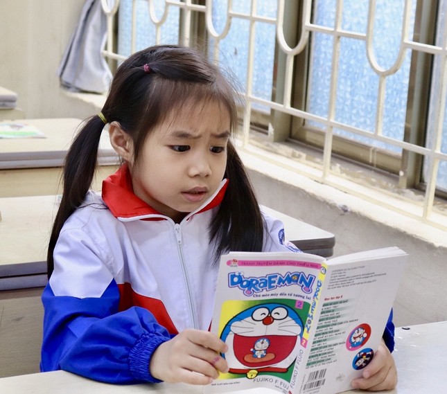 Hà Nội: Tween TH Đoàn Thị Điểm hào hứng tham gia "Ngày hội đổi sách, đọc sách 2019" ảnh 1