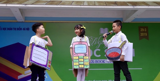 Hà Nội: Tween TH Đoàn Thị Điểm hào hứng tham gia "Ngày hội đổi sách, đọc sách 2019" ảnh 8