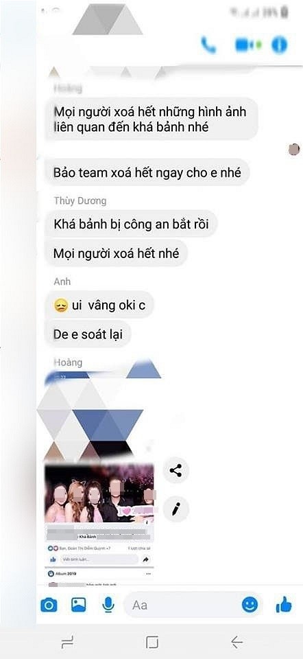 Lộ tin nhắn bạn bè kêu gọi xóa hết ảnh Khá "Bảnh", coi như không quen biết? ảnh 2