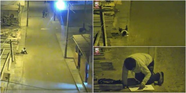 Cậu bé nhà nghèo không có tiền mua điện, phải bò dưới đèn đường học bài lay động cư dân mạng ảnh 1
