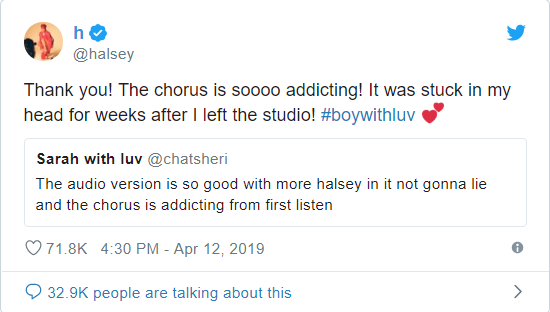 Lần đầu "bắt tay" với nhau, Halsey nói gì khi nói về BTS? ảnh 3