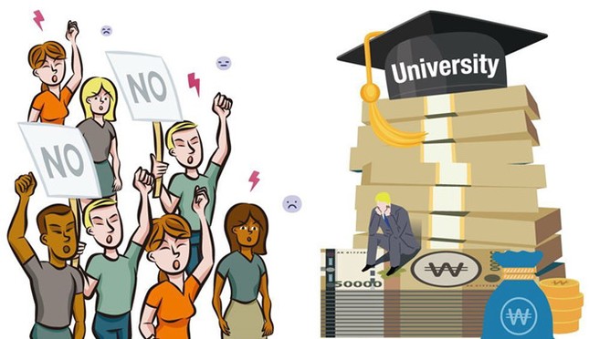 Hàng loạt trường ở Hàn Quốc bất ngờ tăng học phí đối với du học sinh ảnh 1