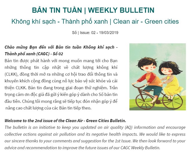 Bản tin tuần Không khí sạch: "Tất tần tật" về môi trường xung quanh bạn ảnh 2