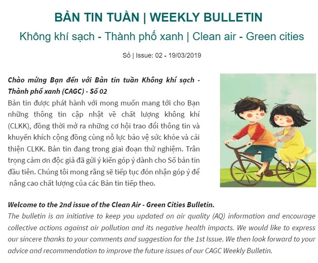 Bản tin tuần Không khí sạch: "Tất tần tật" về môi trường xung quanh bạn ảnh 2