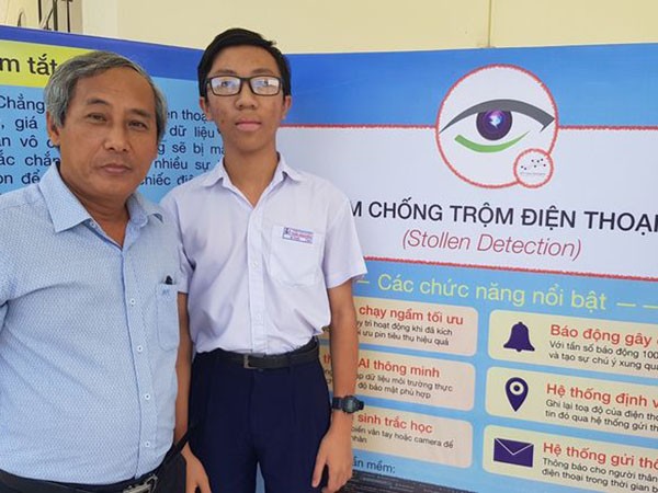 Khánh Hòa: Nam sinh lớp 9 ra mắt “siêu phẩm” phần mềm chống trộm điện thoại ảnh 1