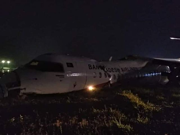 Máy bay chở khách trượt khỏi đường băng, vỡ làm ba ở Myanmar ảnh 2