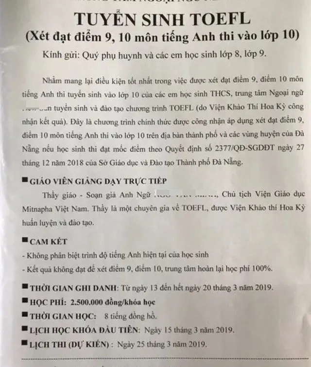 Nhiều học sinh Đà Nẵng yếu môn tiếng Anh đỗ chứng chỉ quốc tế: Ôn thi cùng một địa chỉ ảnh 3