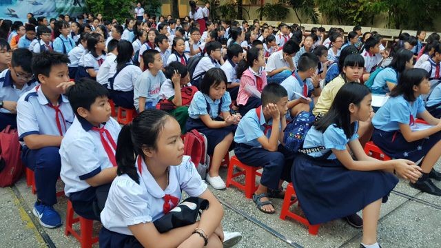 Sáng nay, học sinh TP.HCM tranh suất "7 rớt, 1 đỗ" vào lớp 6 chuyên Trần Đại Nghĩa ảnh 2