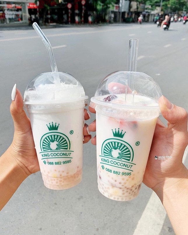 Hà Nội mới có các món uống từ sữa và dừa đảm bảo ngọt mát đến lịm tim ảnh 1