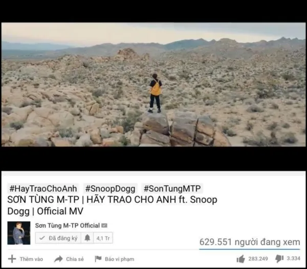Trở lại với "Hãy Trao Cho Anh", thành tích của Sơn Tùng chỉ thua Black Pink và Ariana Grande! ảnh 3