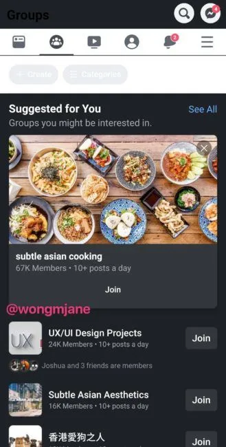 Facebook thử nghiệm giao diện bóng đêm cực chất cho ứng dụng của mình ảnh 1