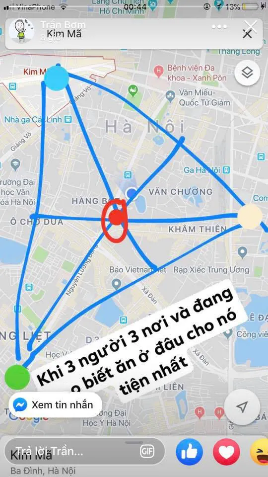 3 người 3 nơi không biết đi ăn chỗ nào, các nữ sinh có màn tính toán cực hợp lý ảnh 1