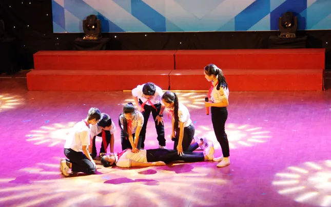 Nghệ An đạt giải Nhất Liên hoan các Đội tuyên truyền măng non "Phòng, chống đuối nước" 2019 ảnh 4
