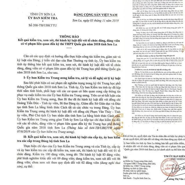 Công khai danh tính 46 đảng viên có con được nâng điểm ở Sơn La ảnh 2