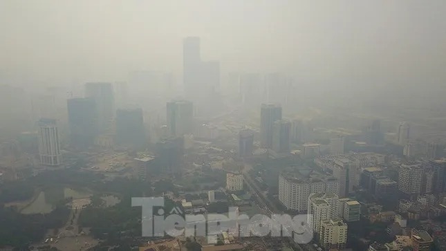 Tình trạng ô nhiễm không khí ở Hà Nội lại vọt lên ngưỡng nguy hại và đang lan rộng ảnh 1