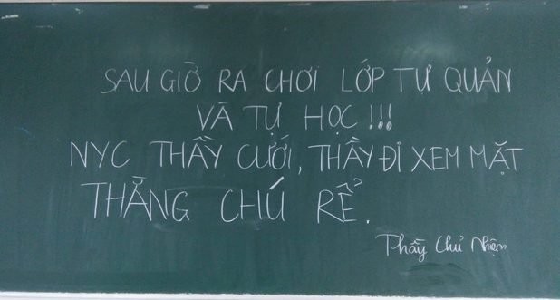 Nghe tin người yêu cũ đi lấy chồng, thầy chủ nhiệm cho lớp tự quản để đến xem mặt "chú rể" ảnh 1