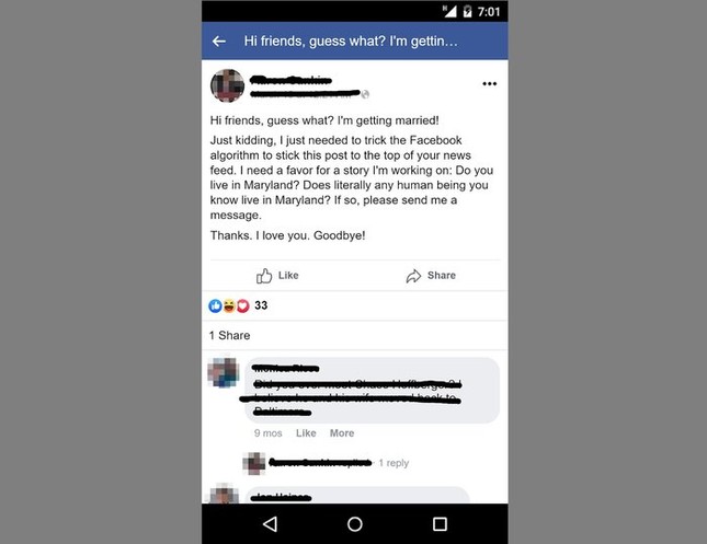 Tuyệt chiêu độc đáo này có thể đánh lừa Facebook để "câu tương tác" ít người biết ảnh 1