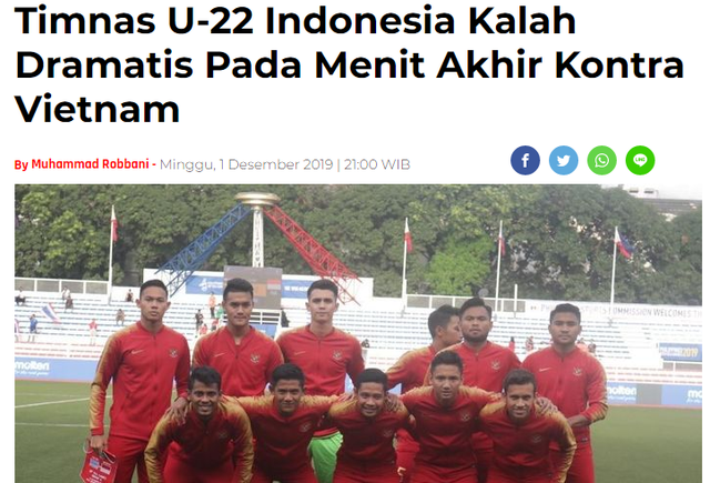 Báo Indonesia ngả mũ thán phục sức mạnh của U22 Việt Nam ảnh 1