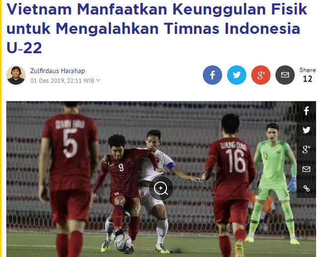 Báo Indonesia ngả mũ thán phục sức mạnh của U22 Việt Nam ảnh 2