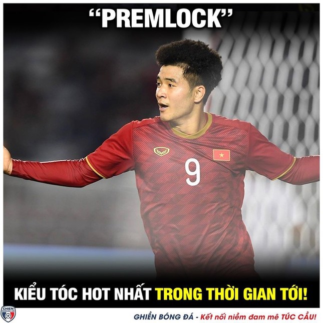 Kiểu tóc xoăn tít của Đức Chinh thành trend mới sau chiến thắng Campuchia ảnh 1