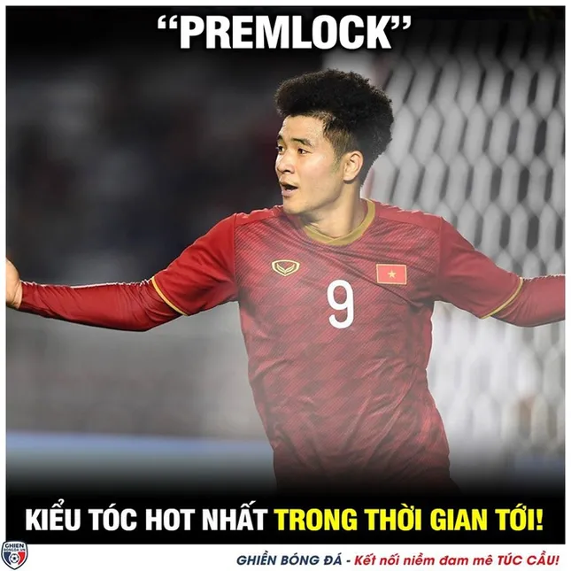 Kiểu tóc xoăn tít của Đức Chinh thành trend mới sau chiến thắng Campuchia ảnh 1