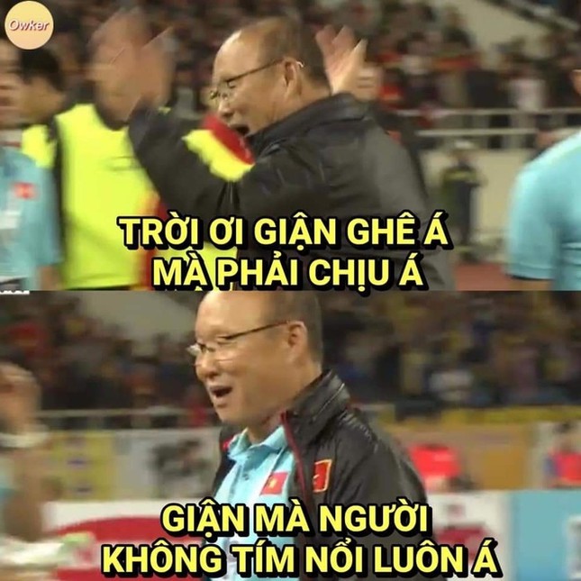 Chiếc thẻ đỏ của thầy Park trở thành cảm hứng chế ảnh ảnh 3