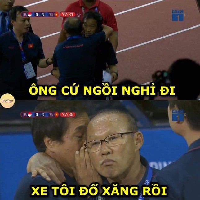 Chiếc thẻ đỏ của thầy Park trở thành cảm hứng chế ảnh ảnh 4