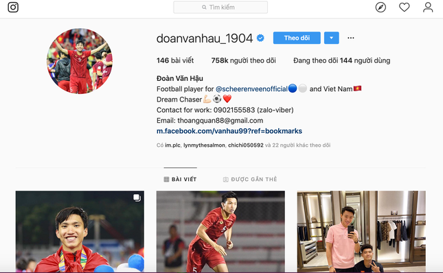 Cầu thủ Đoàn Văn Hậu bị fan Indonesia tấn công trên Instagram cá nhân ảnh 1