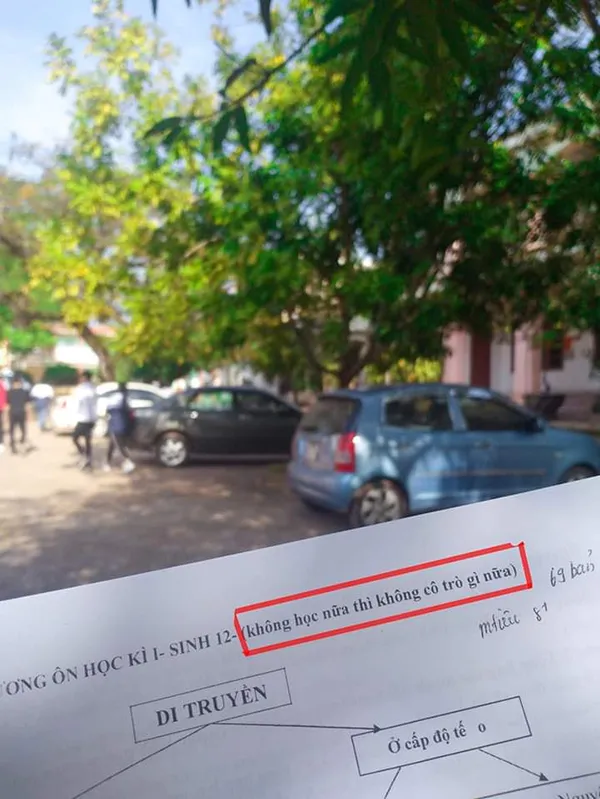 Chỉ nhắn một dòng trong đề cương ôn tập, cô giáo khiến teen học bài ngay tắp lự ảnh 2