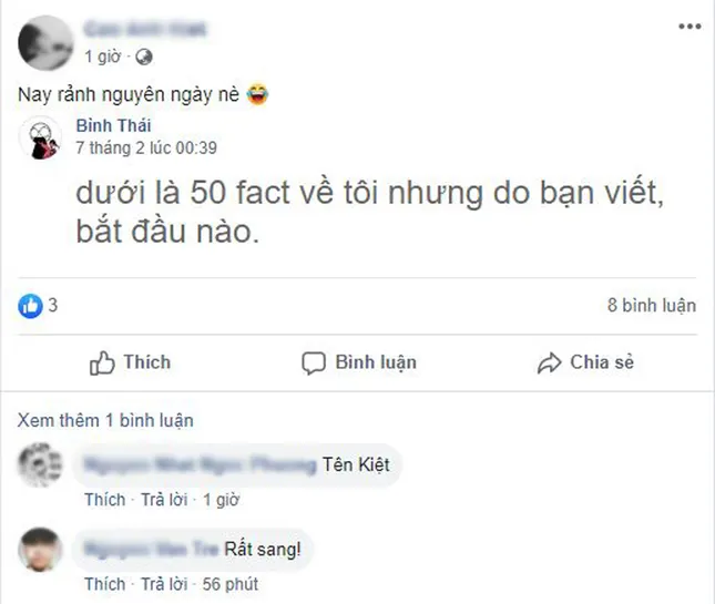 Trào lưu "50 sự thật về tôi nhưng do bạn viết", cơ hội "bóc phốt" bạn bè là đây chứ đâu! ảnh 6