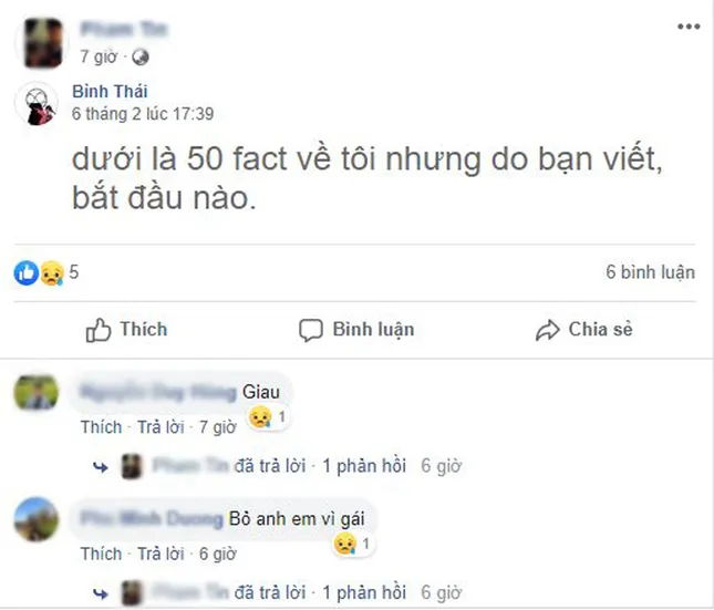 Trào lưu "50 sự thật về tôi nhưng do bạn viết", cơ hội "bóc phốt" bạn bè là đây chứ đâu! ảnh 7