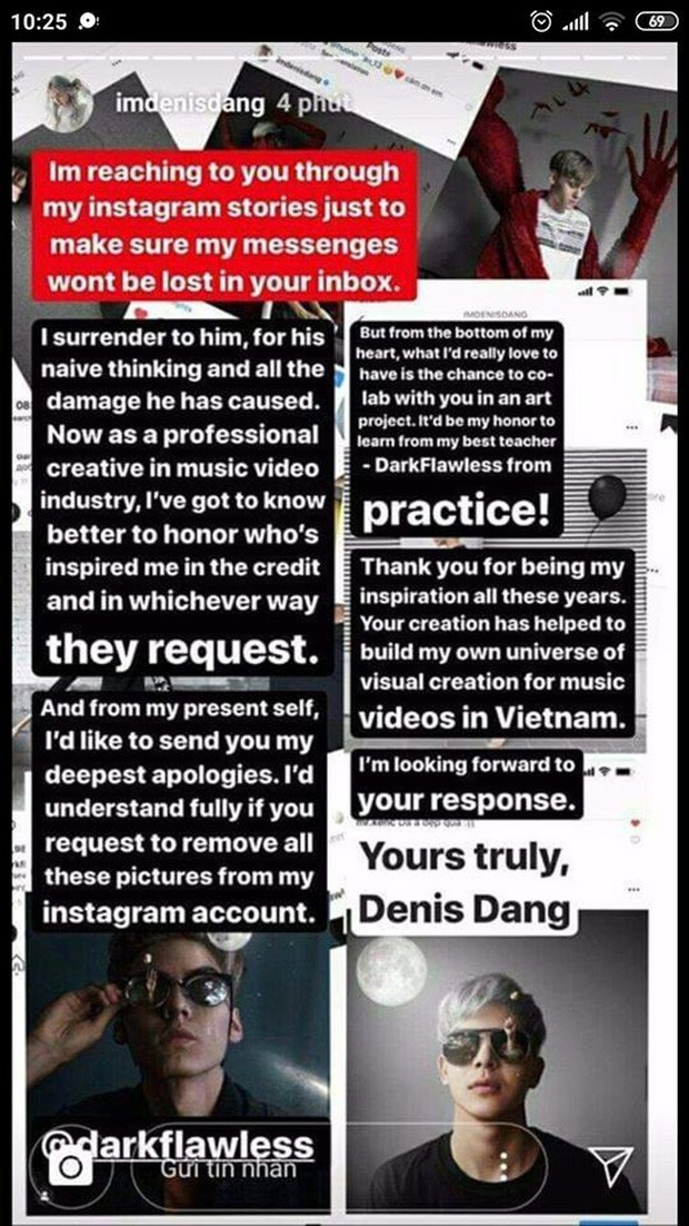 Denis Đặng xin lỗi chủ tài khoản Instagram nước ngoài về việc "mượn ý tưởng" nhưng bị phản bác không ngờ ảnh 5