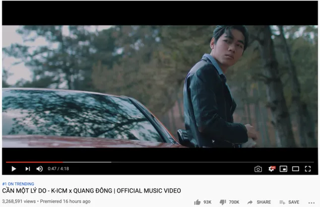 MV "Cần Một Lý Do" có lượng dislike gấp 10 lần like, K-ICM sẽ bị ảnh hưởng như thế nào? ảnh 1