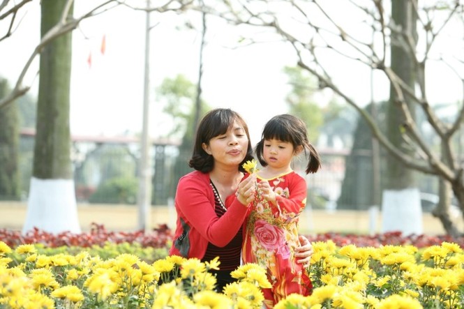 Xuân yêu thương dịu dàng cùng con gái - ảnh 1