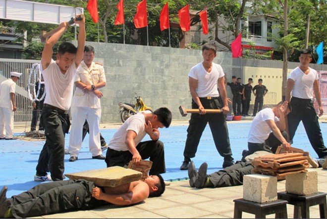 Cảnh sát cơ động Đà Nẵng lộ tuyệt kỹ võ công - ảnh 7