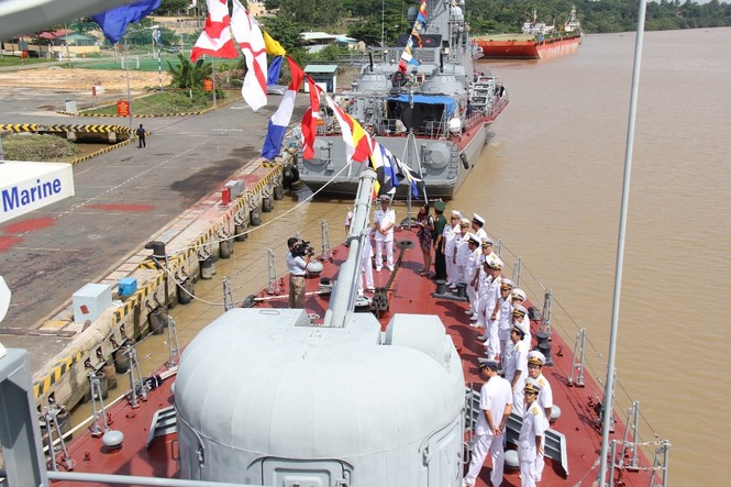 Ngắm hai tàu pháo tên lửa đầu tiên do Việt Nam đóng - ảnh 13