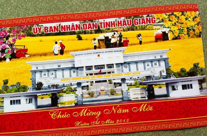 Thiệp xuân giới thiệu nông sản và thi nhà hoa - ảnh 2