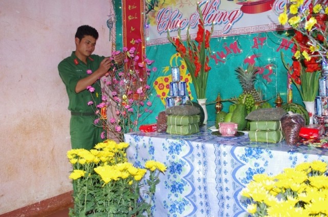 Tết ở đơn vị - ảnh 4