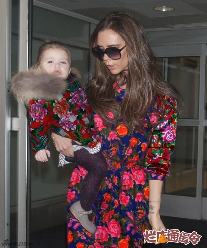Gia đình Beckham bị chế mặc thời trang 'chăn con công' - ảnh 9
