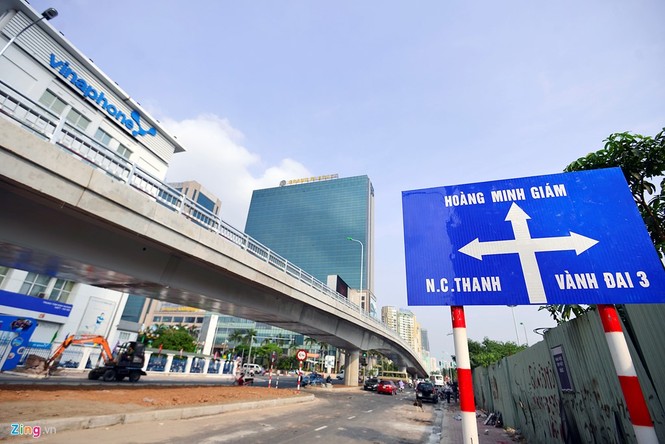 Cầu vượt thép thứ 8 của Hà Nội trước ngày thông xe - ảnh 5