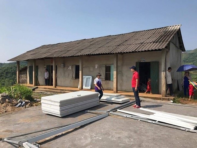Xây điểm trường cho năm học mới tại thôn nghèo tỉnh Hà Giang - ảnh 3